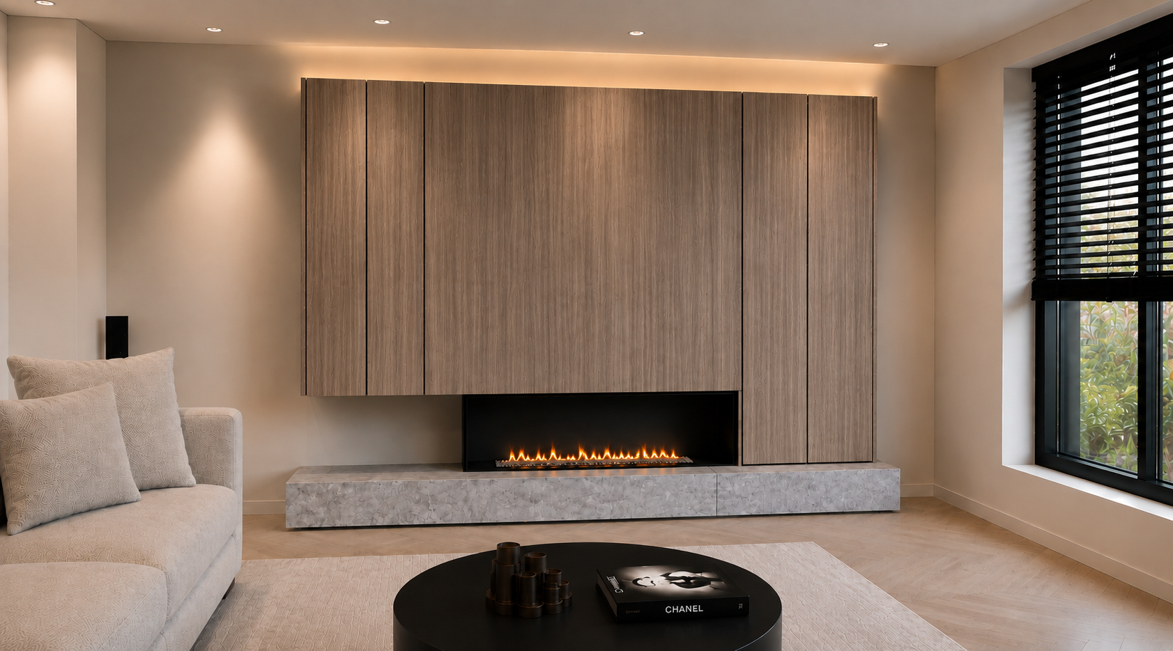 tv meubel Monaco - Monaco medium - Poro Noce Ls13