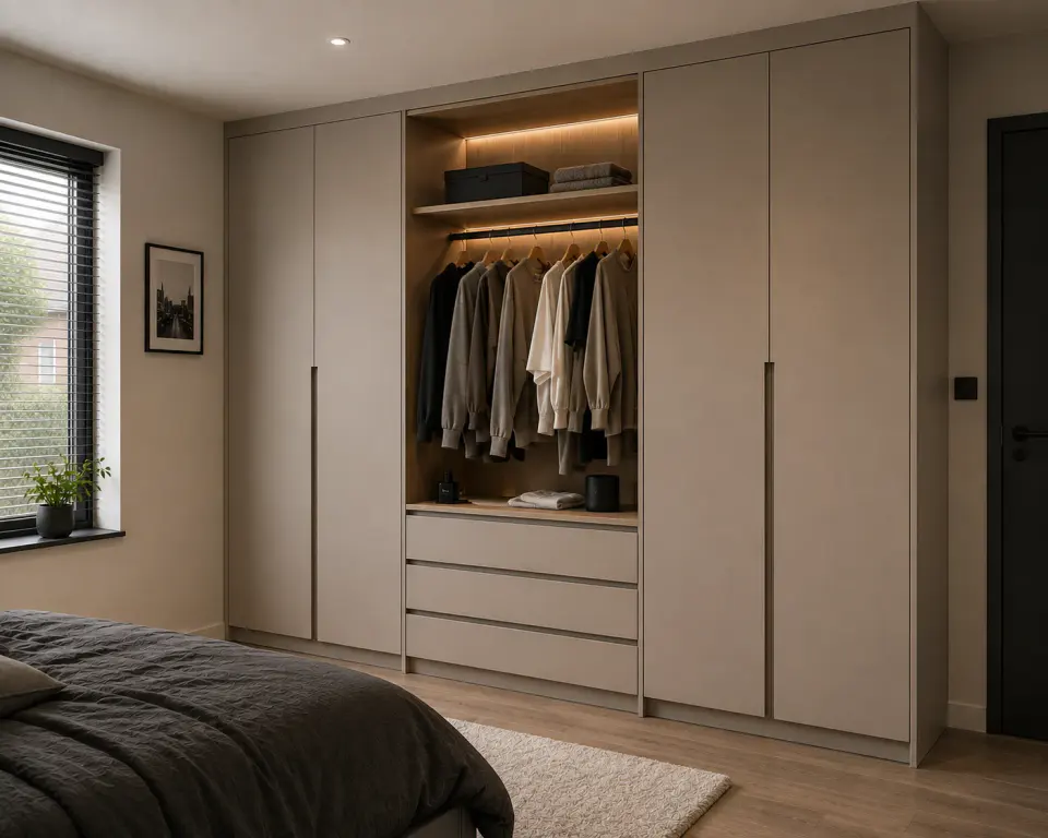 Maatwerk interieur met zorgvuldig ingepaste kasten